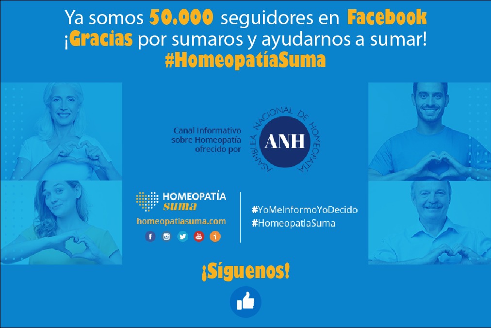 Homeopatía Suma - 50.000 seguidores facebook
